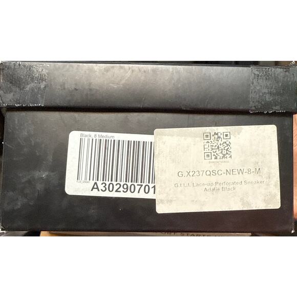 GILI Women’s Adalie Lace Up Sneakers Black Perforated Camo Trim Size 8M NWB - Picture 12 of 16